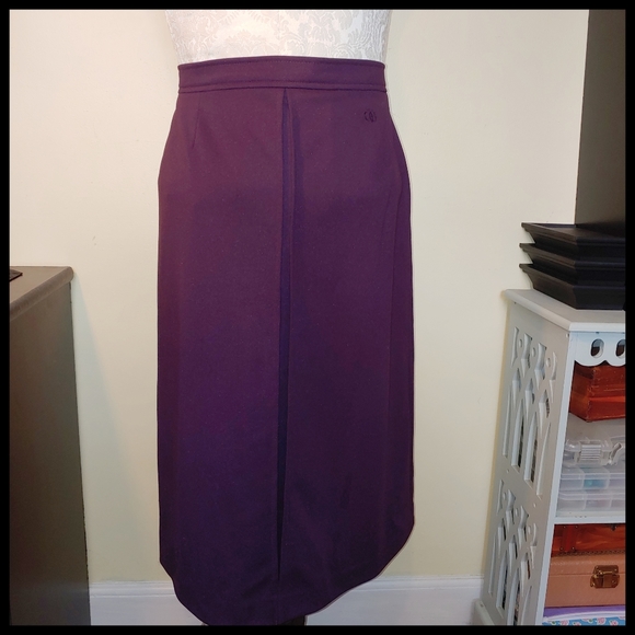 Givenchy Dresses & Skirts - Vintage Purple Givenchy Skirt